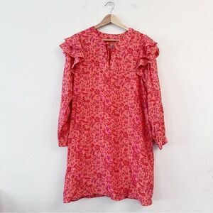 Vineyard Vines Womens Pink Helenium Floral Mini Shift Dress Size M